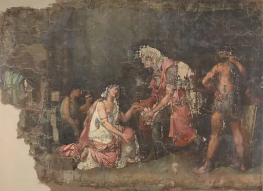 Sophonisbe kneeling before Masinissa, King of Numidia