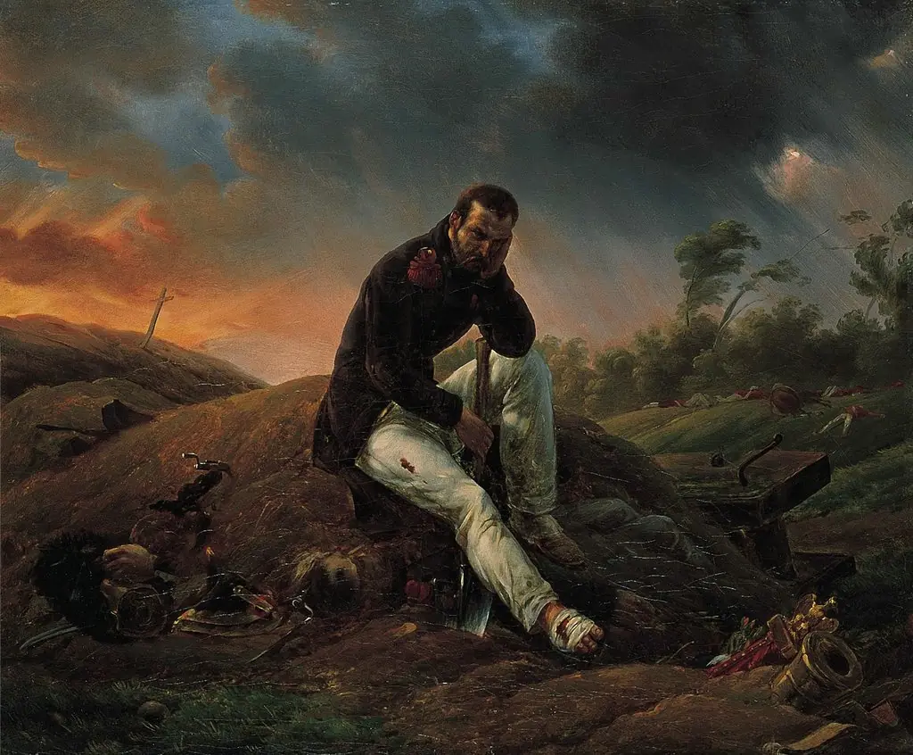 The soldier on the field of battle