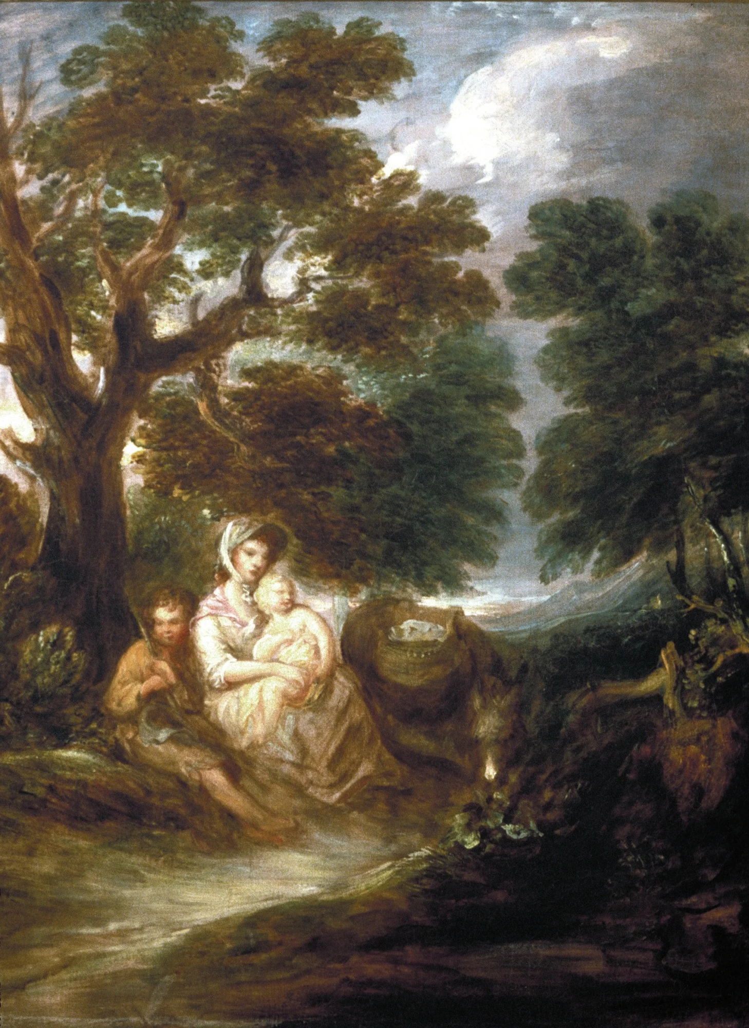Family Group in Landscape