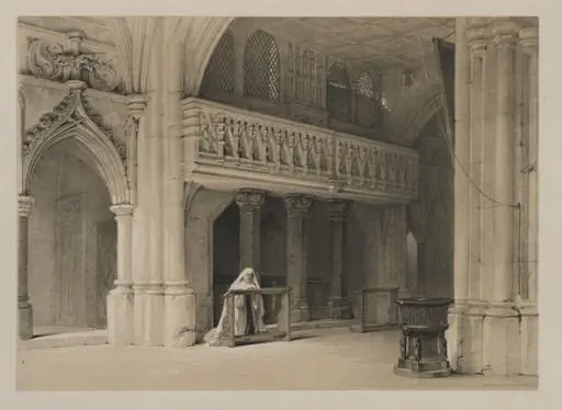 Sketches in Belgium and Germany, Volume I: Nönnberg Convent, Salzburg