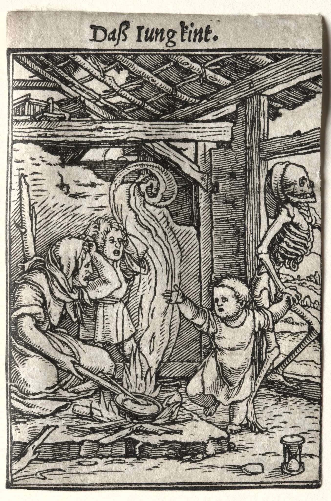 Dance of Death:  The Child, by Hans Holbein the Younger, 1526