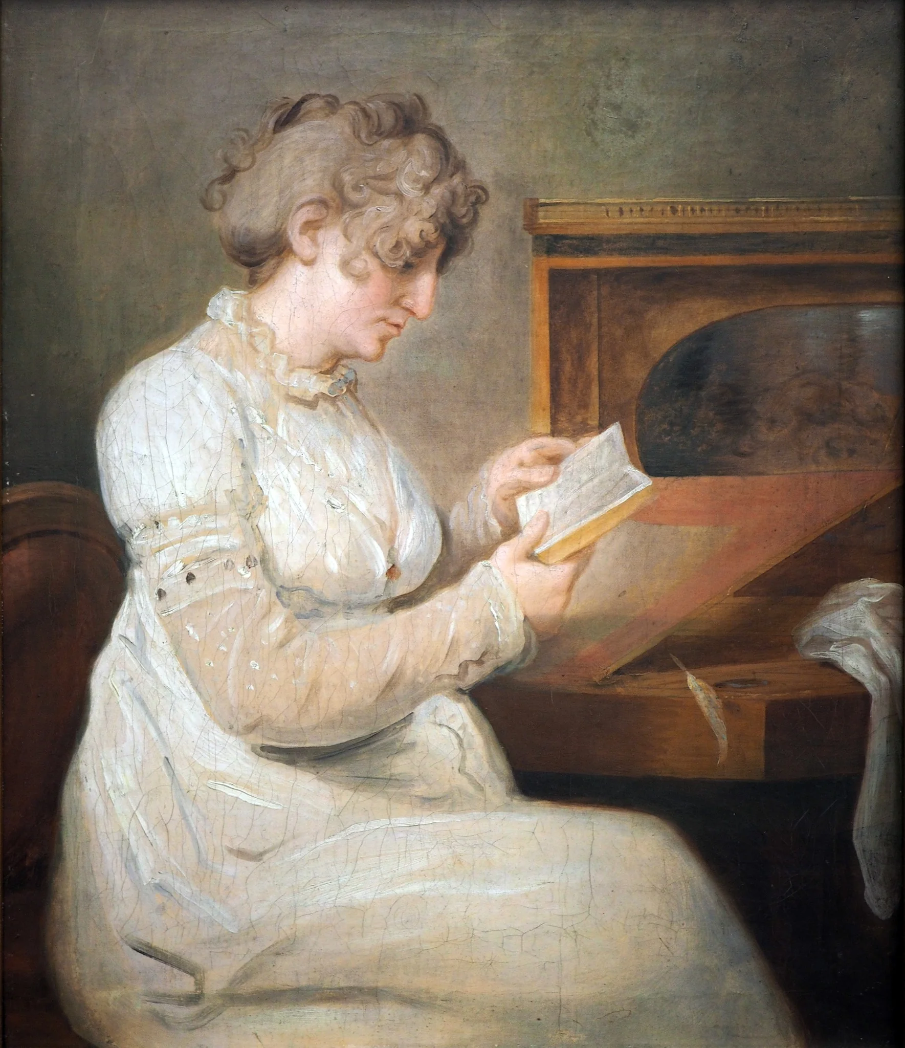 Engel Christina Westphalen, née Axen (1758–1840), by Johann Heinrich Wilhelm Tischbein, oil, 1829
