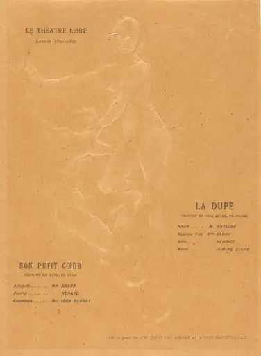 La Dupe; Son petit coeur