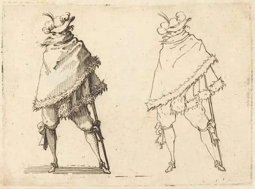 Man Wrapped in His Mantle