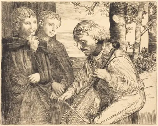 Viol Player (Le joueur de viole)