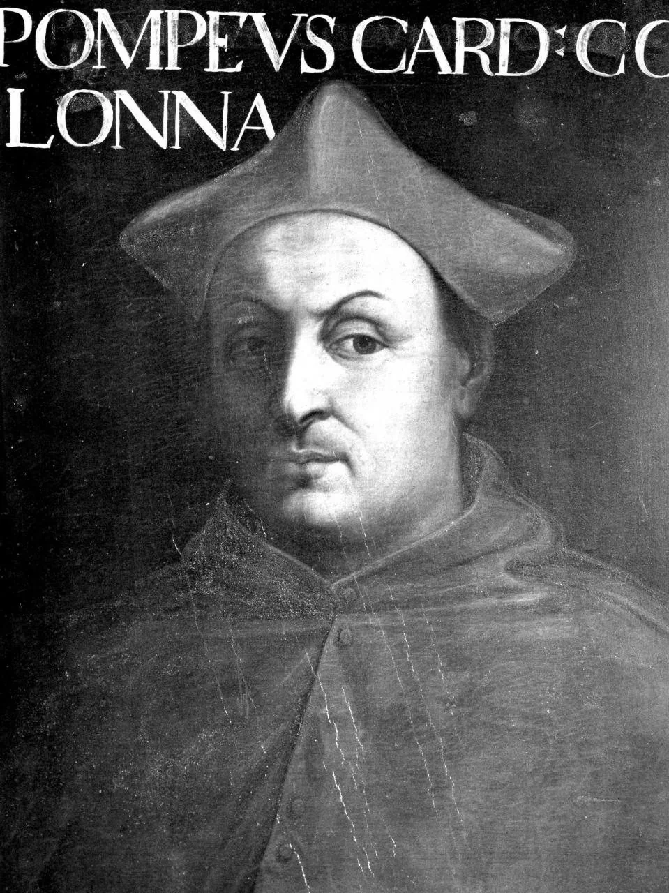 Portrait of Cardinal Pompeo Colonna, by Cristofano dell'Altissimo, oil, 1560