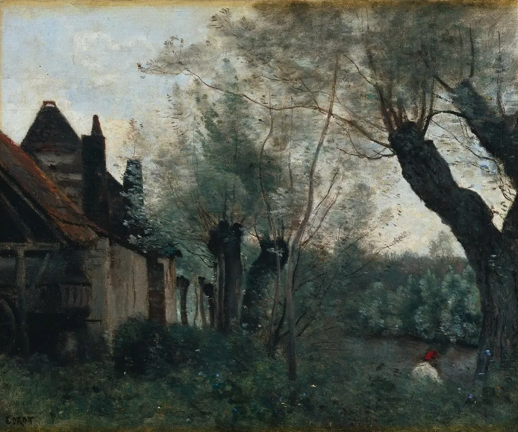 Willows and Farmhouse at Sainte-Catherine-lès-Arras