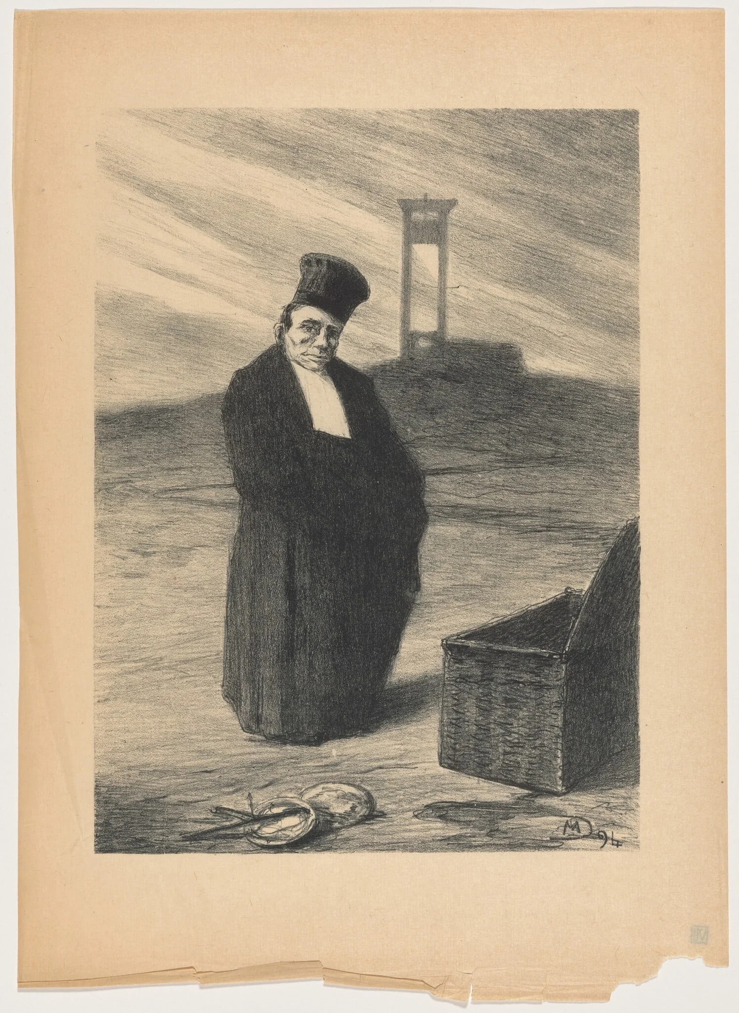Aimez-vous les uns les autres, by Maurice Dumont, ink, 1895