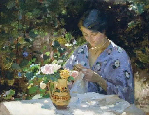 La lucru în grădină