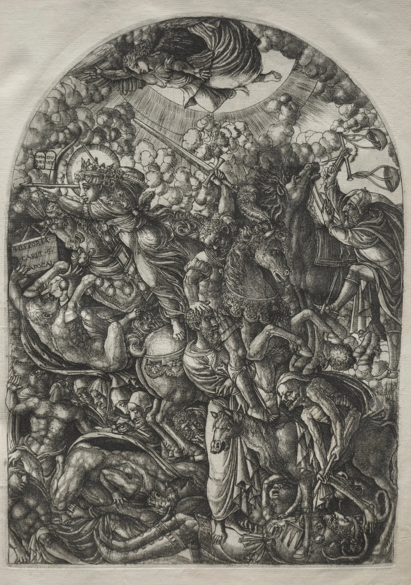 The Apocalypse:  St. John Sees the Four Riders, by Jean Duvet, 1551