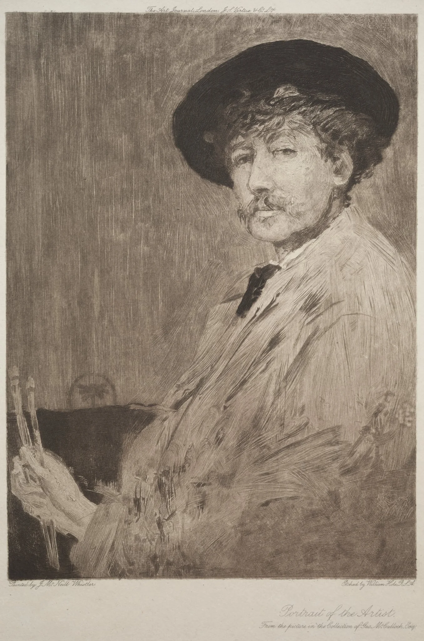 James McNeill Whistler, by William Brassey Hole, 1897