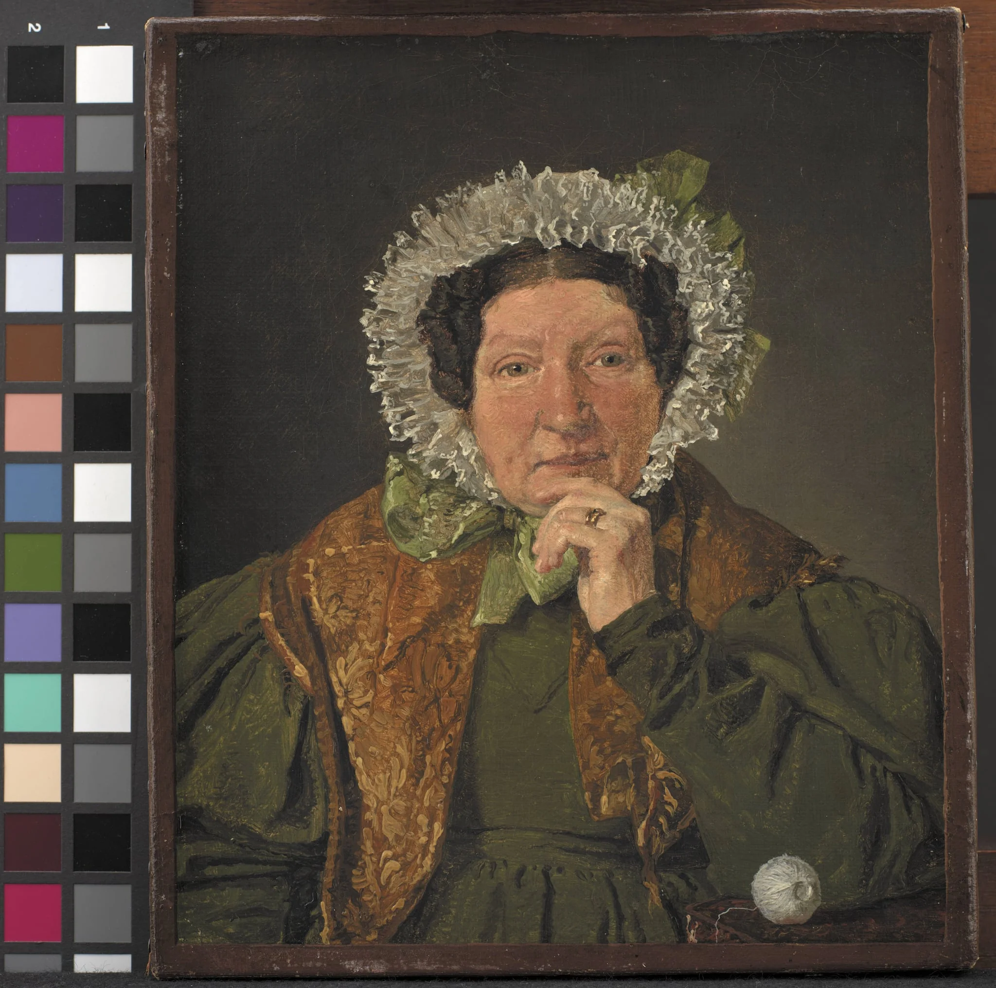 Portrait of the Artist´s Mother, Cecilia Margrethe Købke, née Petersen, by Unknown, unspecified, 1836