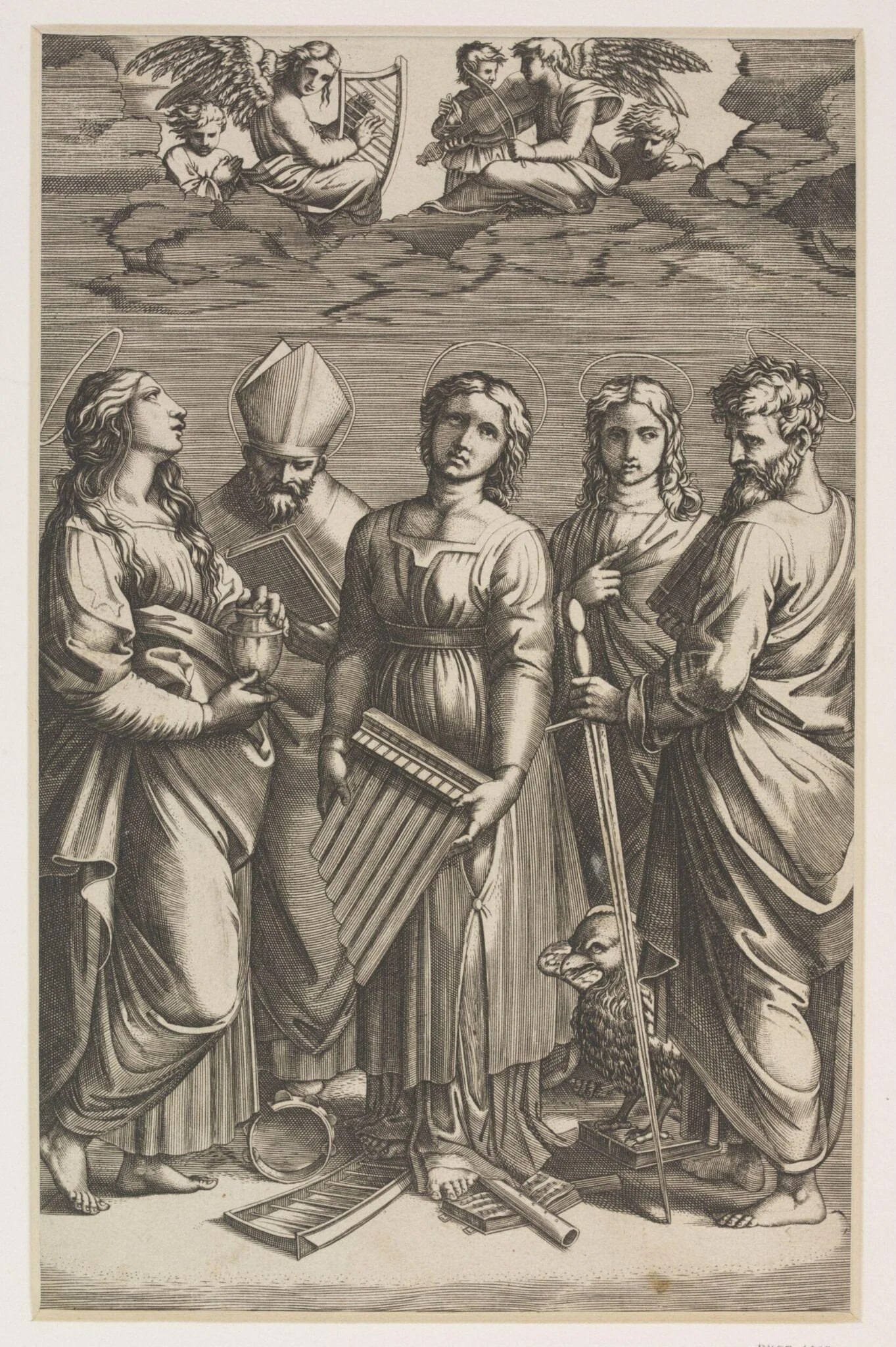 Saint Cecilia, by Raphael, 1490