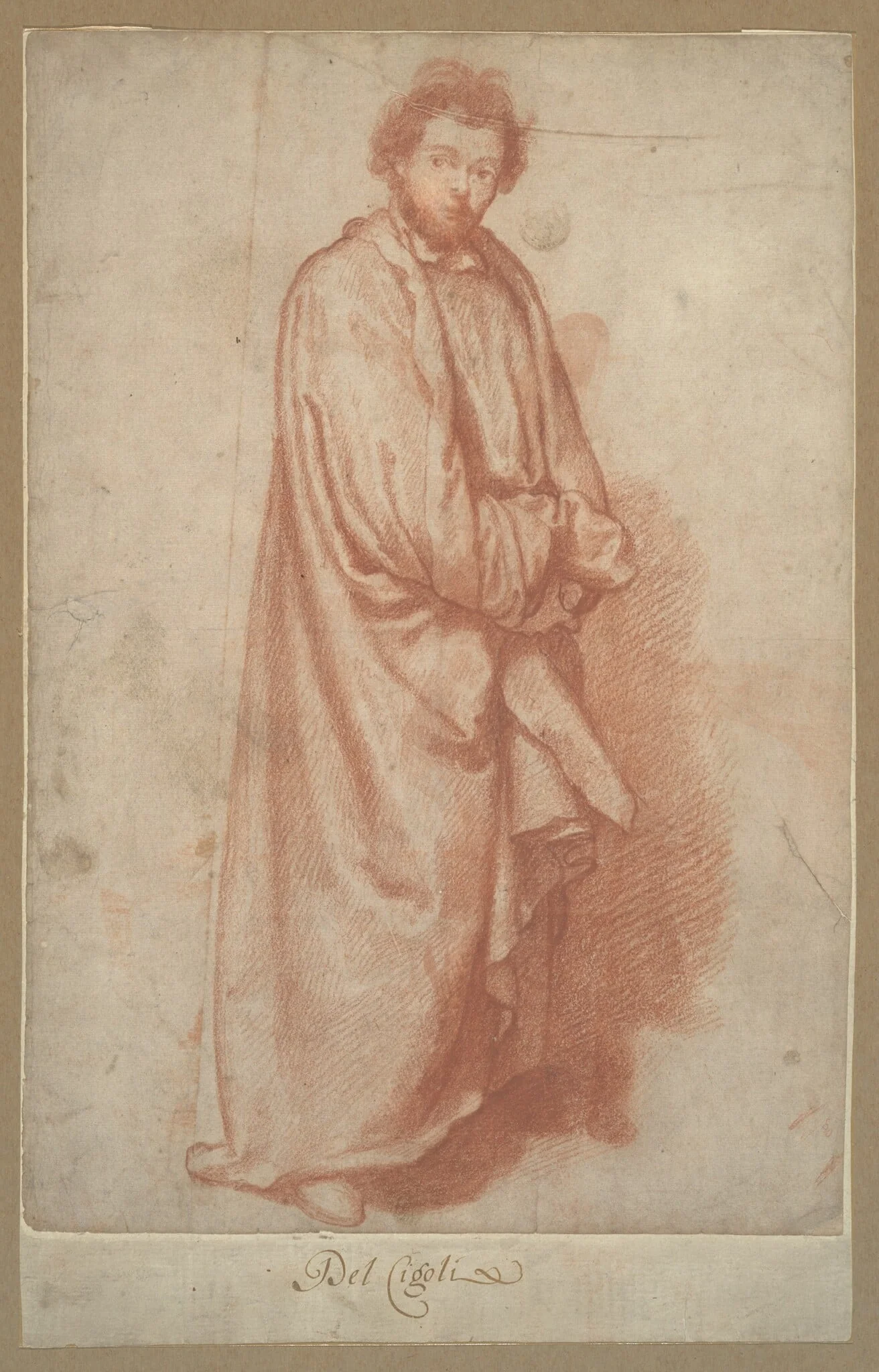 A Standing Bearded Man