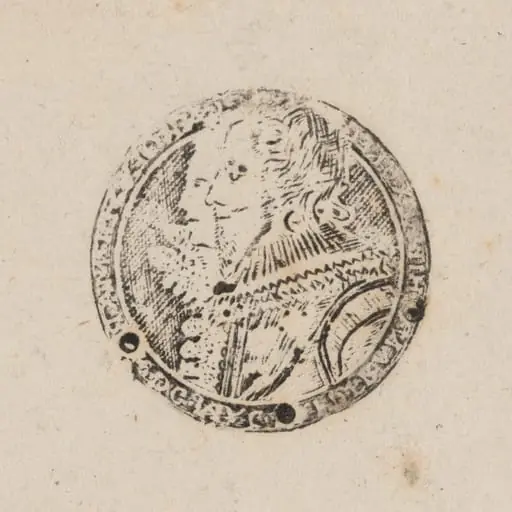 Charles I and Henrietta Maria Facing to the Left [right half]