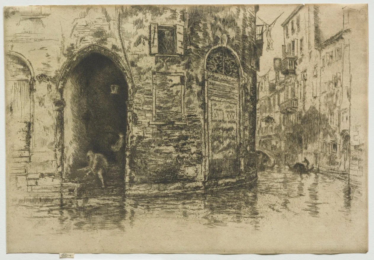 Two Doorways, by James McNeill Whistler, 1880