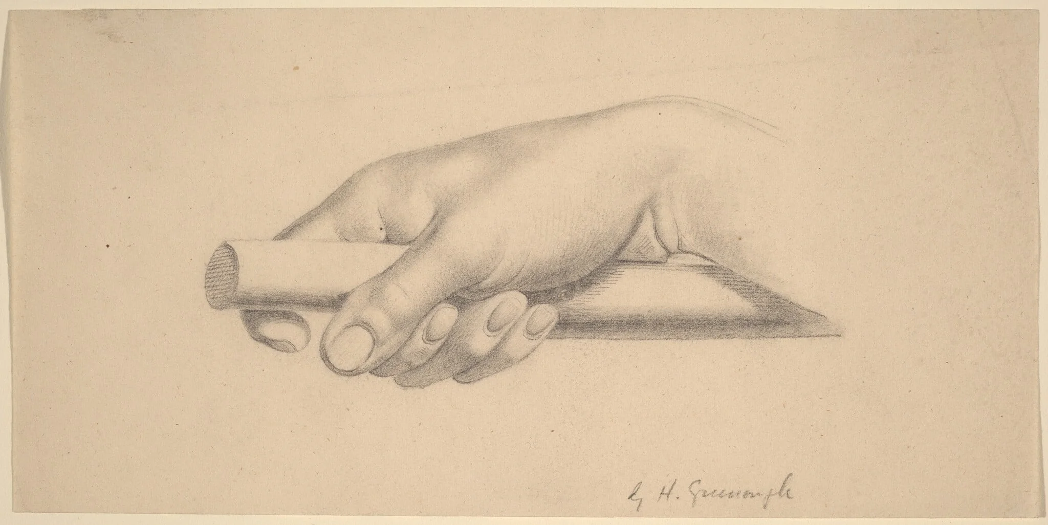 Right Hand Holding Short Rod