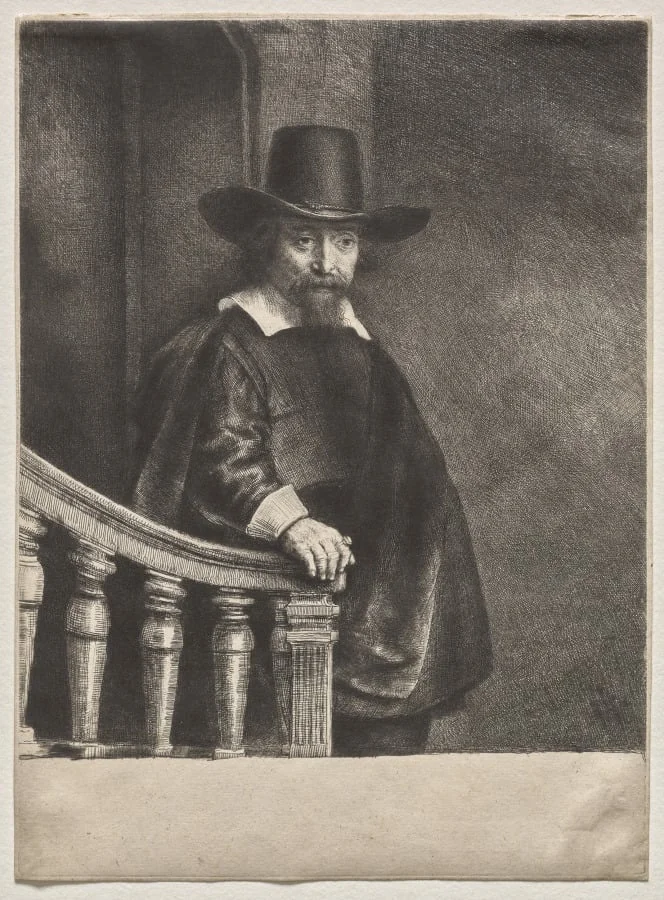 Ephraim Bonus, Jewish Physician, by Rembrandt, 1647