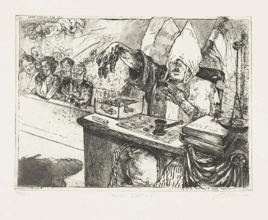 Untitled, by Diane Victor, ink, 2002