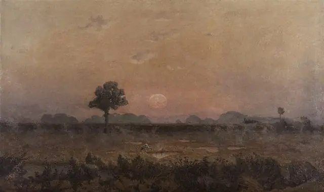 Sunset in the Campine, Belgium