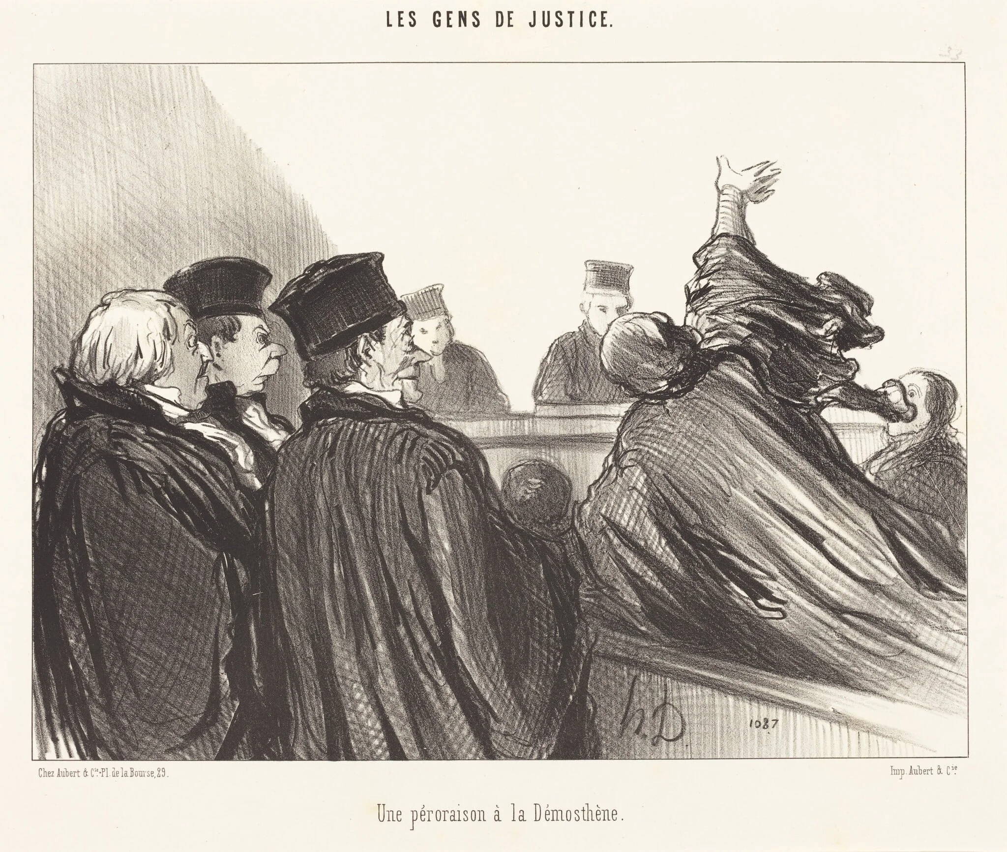 Une Péroraison a la Démosthène