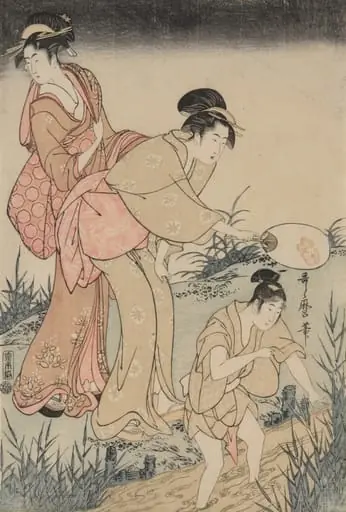 Catching Fireflies Beneath a Willow Tree (right)