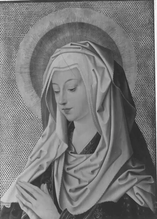 Virgin at prayer