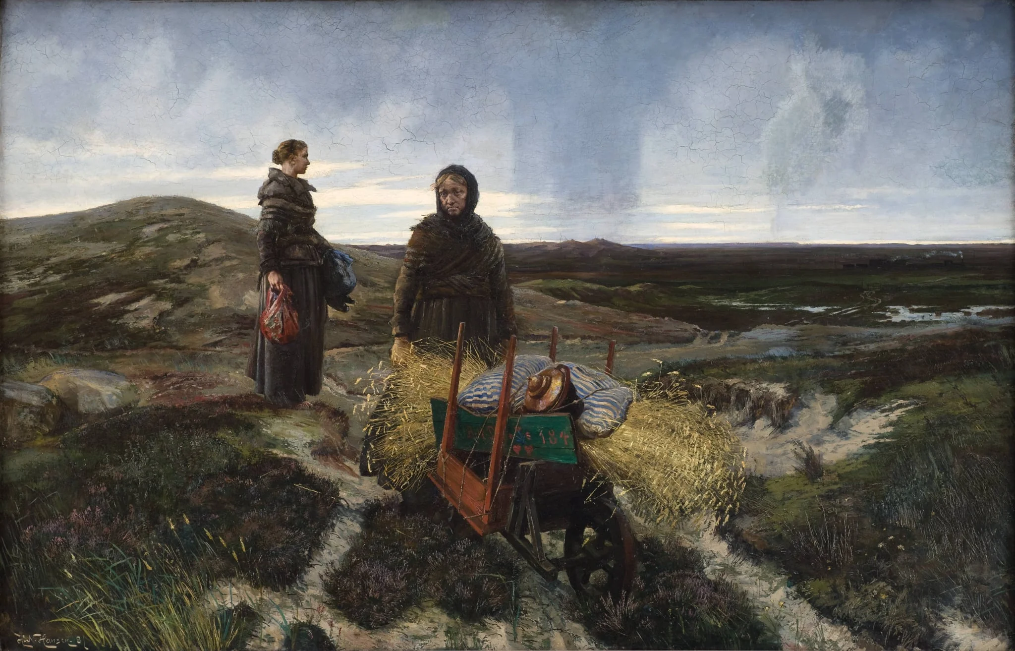 Women on the Moor, by Unknown, 1881