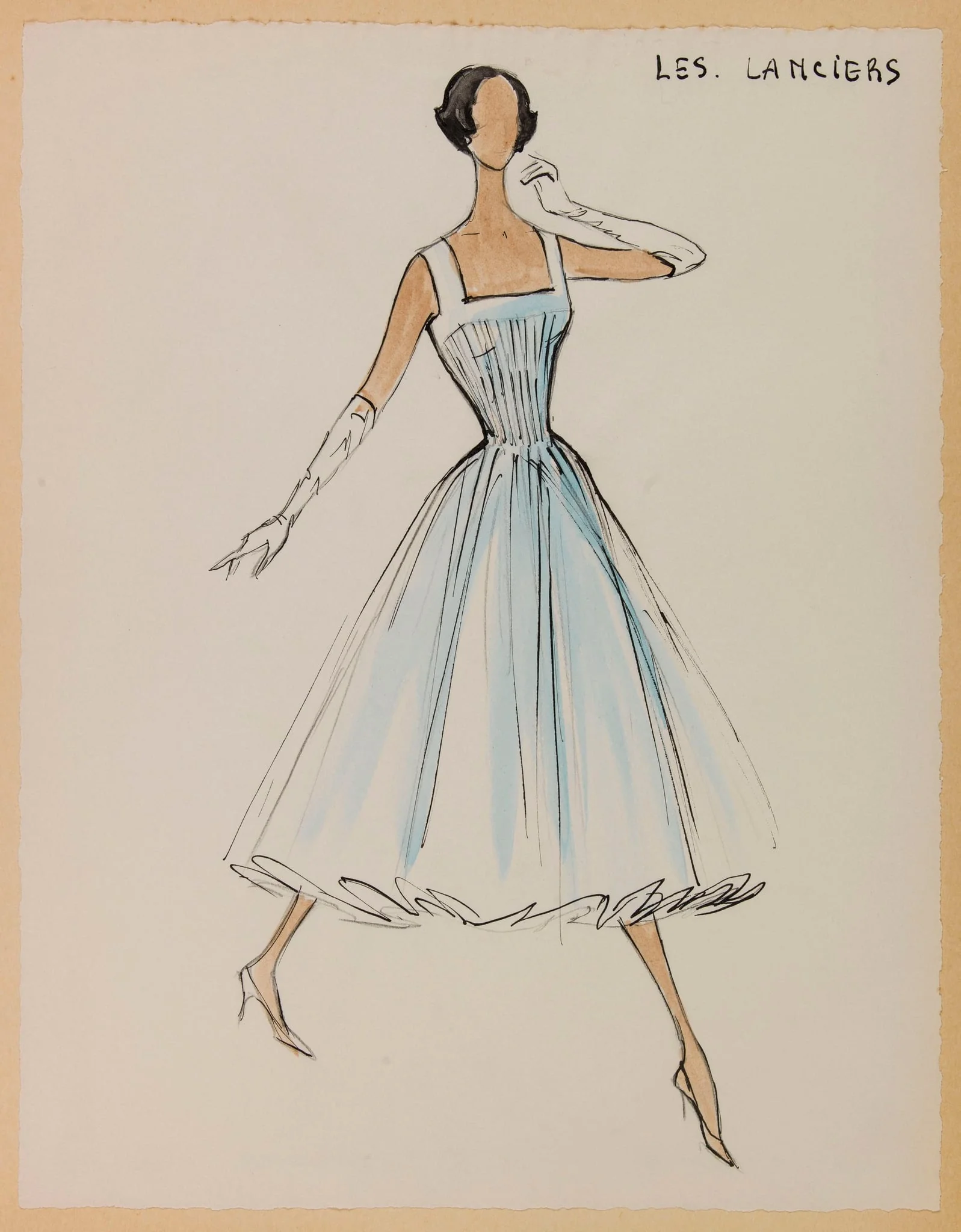 Les lanciers, by Marie-Louise Carven, 1956