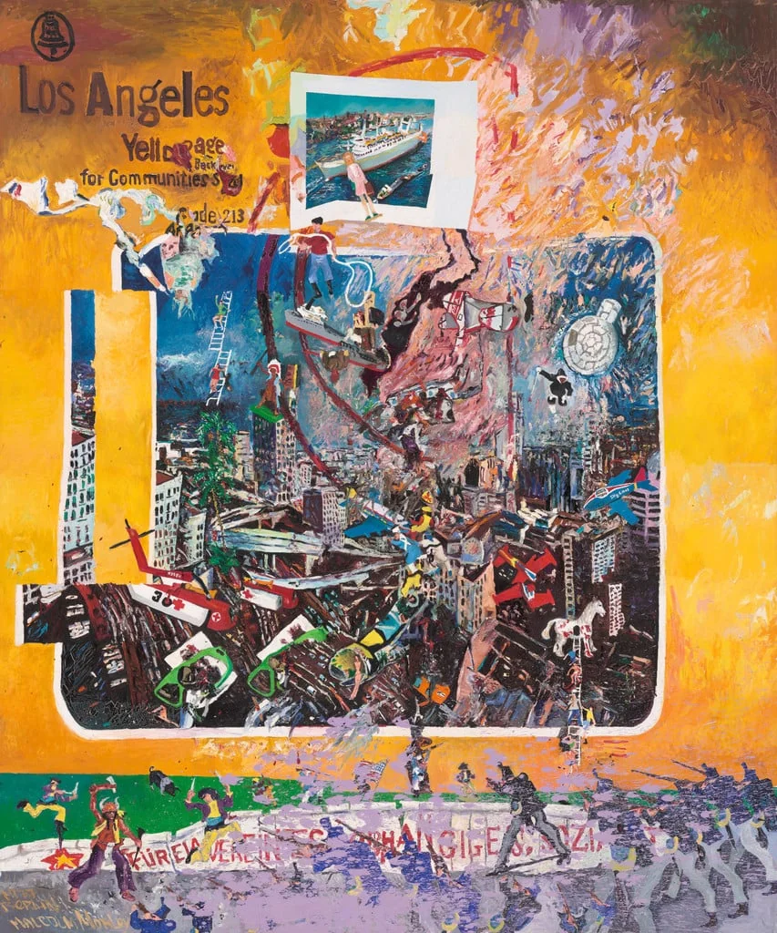 Untitled, by Malcolm Morley, oil, 1977