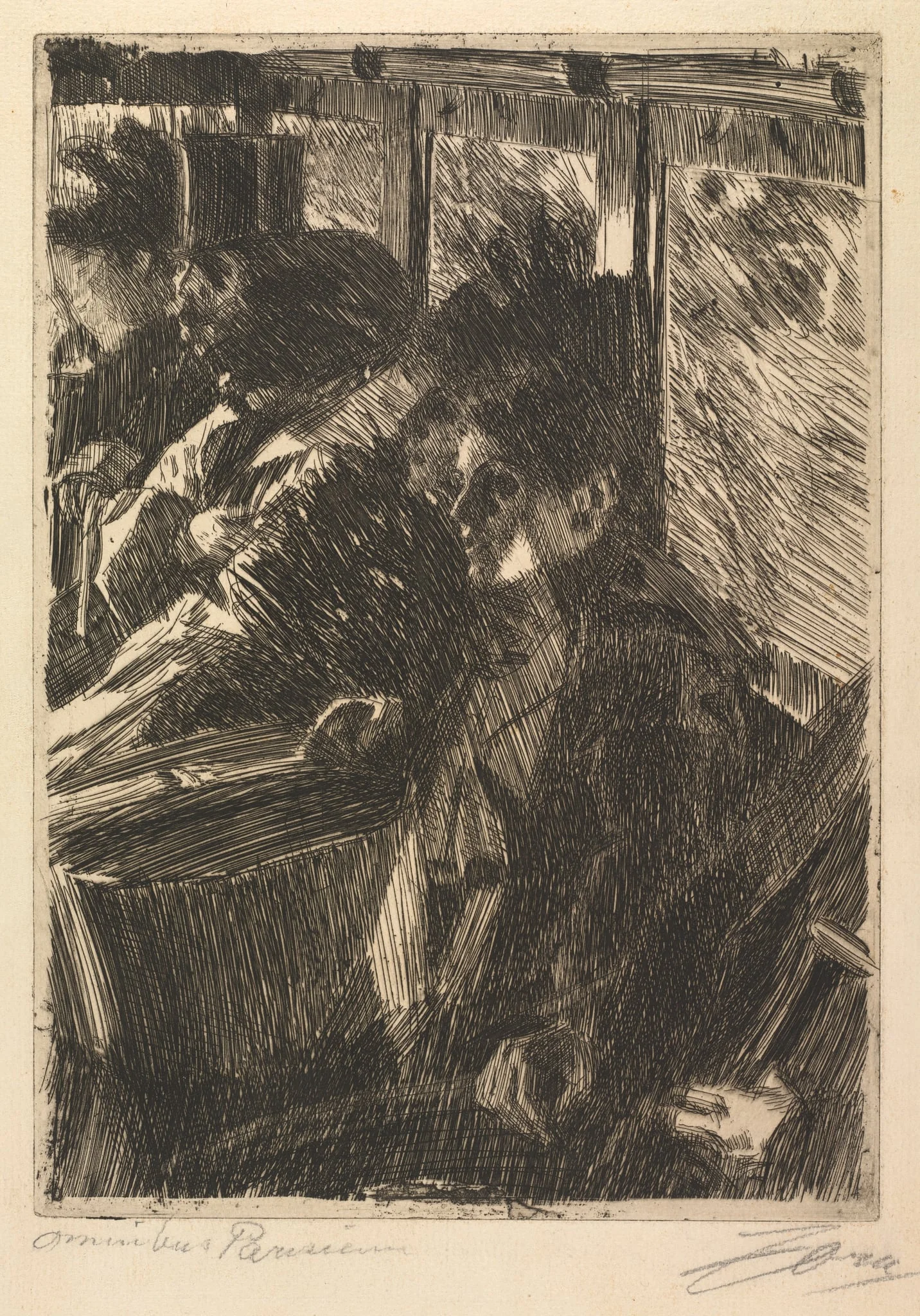 Omnibus, by Anders Zorn, 1892