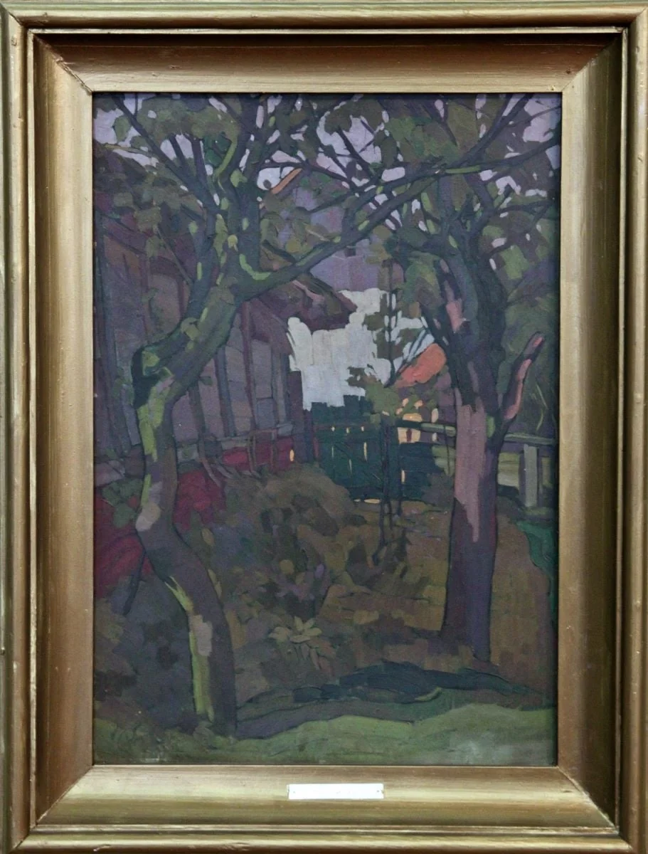 În dosul șurii, by Aurel Popp, 1926