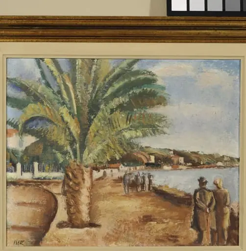 Palmier la malul mării. Cannes