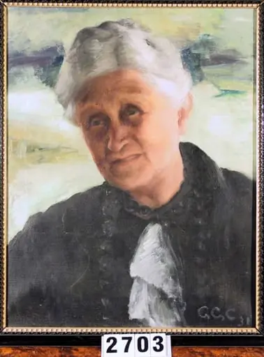 Portretul lui Johanna Schreiber (În Registrul inventar: Portretul lui Johann Scheiber)
