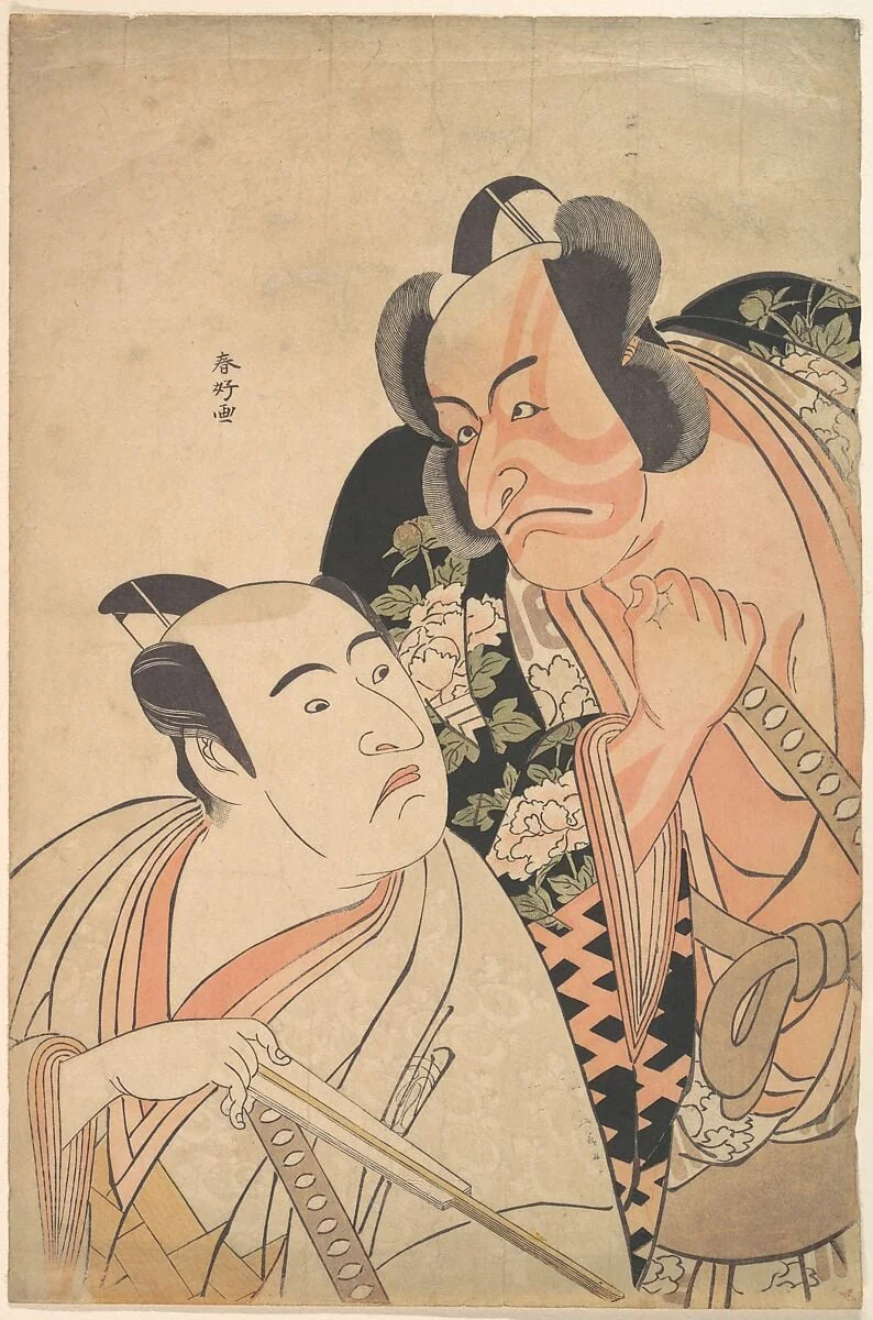 Untitled, by Katsukawa Shunkō, ink, 1742