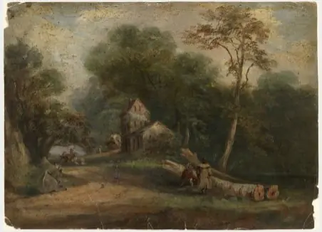 Rustic Scene with Figures