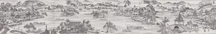 Westlake Panorama, by Unknown, 1704