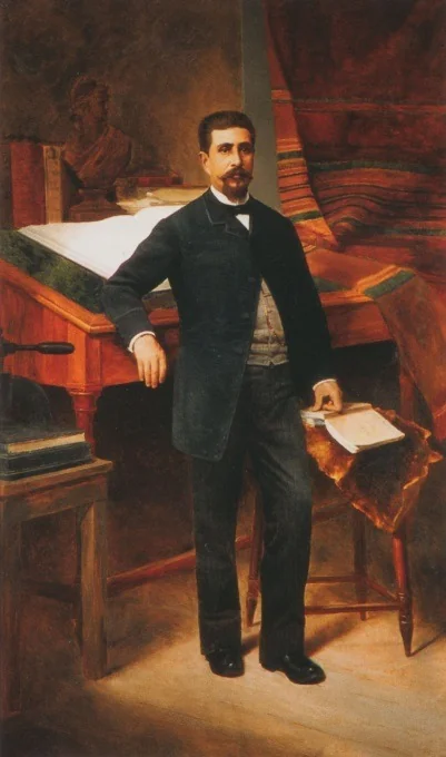 Victorino Carmilo, by José Ferraz de Almeida Júnior, oil, 1896