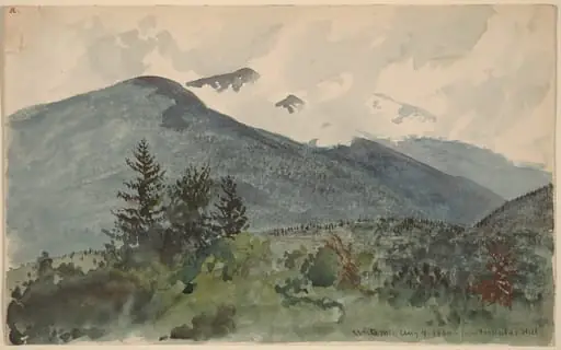 White Mountains from Fernald's Hill