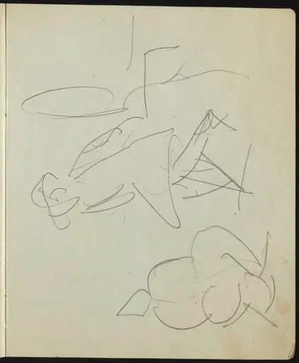 Dancers and Performers (Page from a Sketchbook)