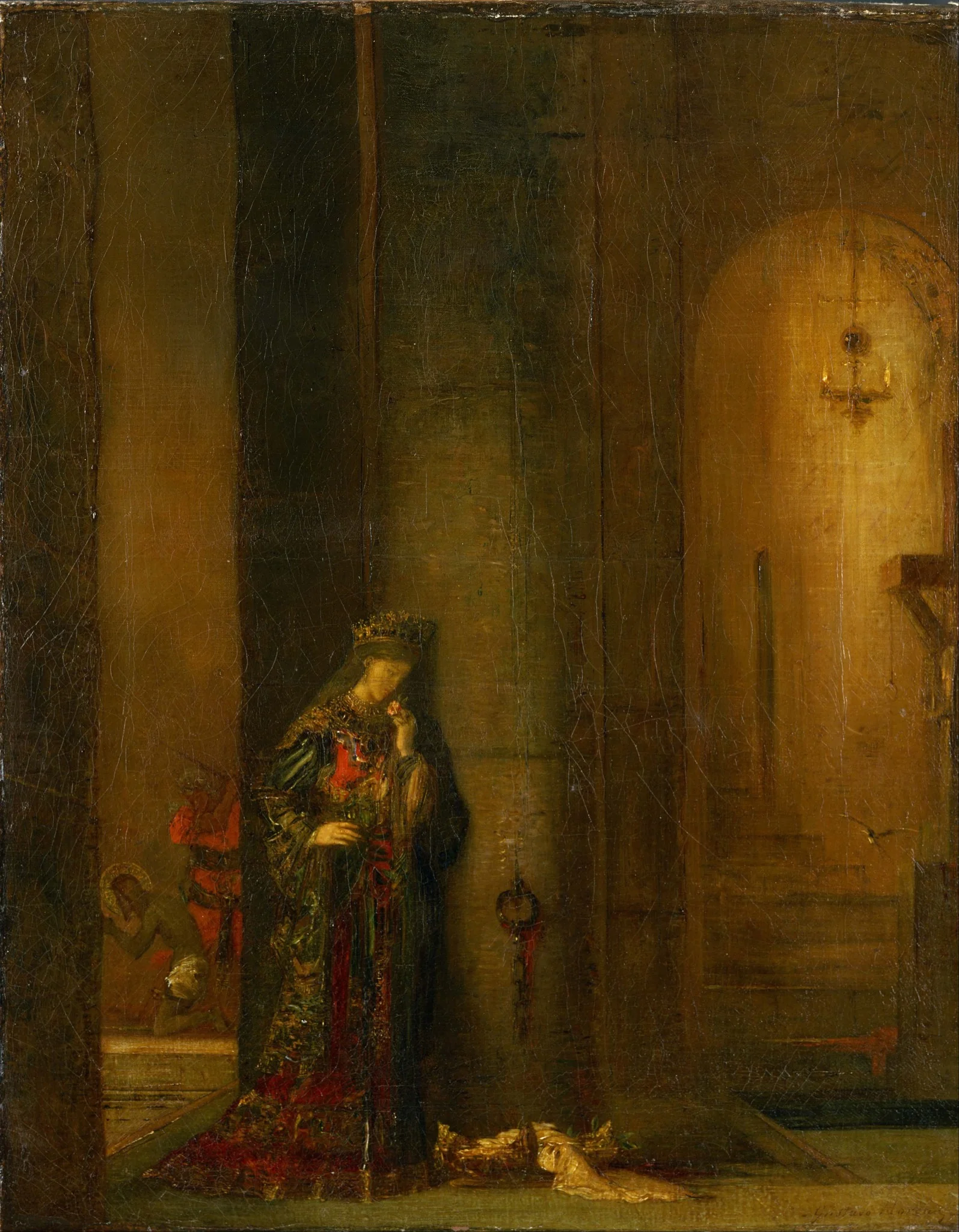 Salome at the Prison, by Gustave Moreau, oil, 1873