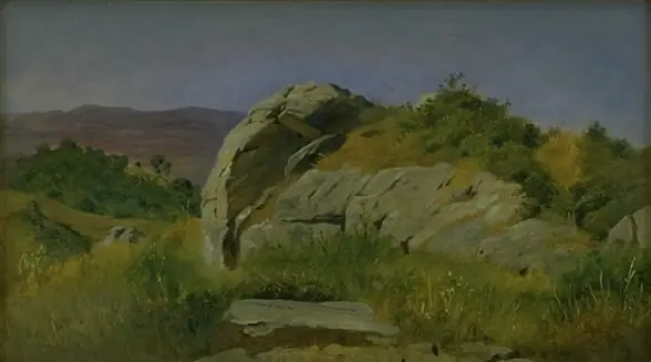 Landscape with Rocks in the Foreground. Civitella, Italy