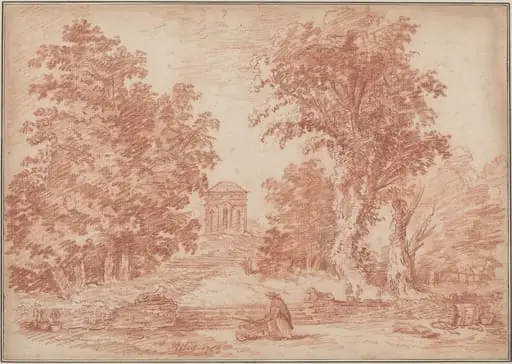 Italian Park with a Tempietto