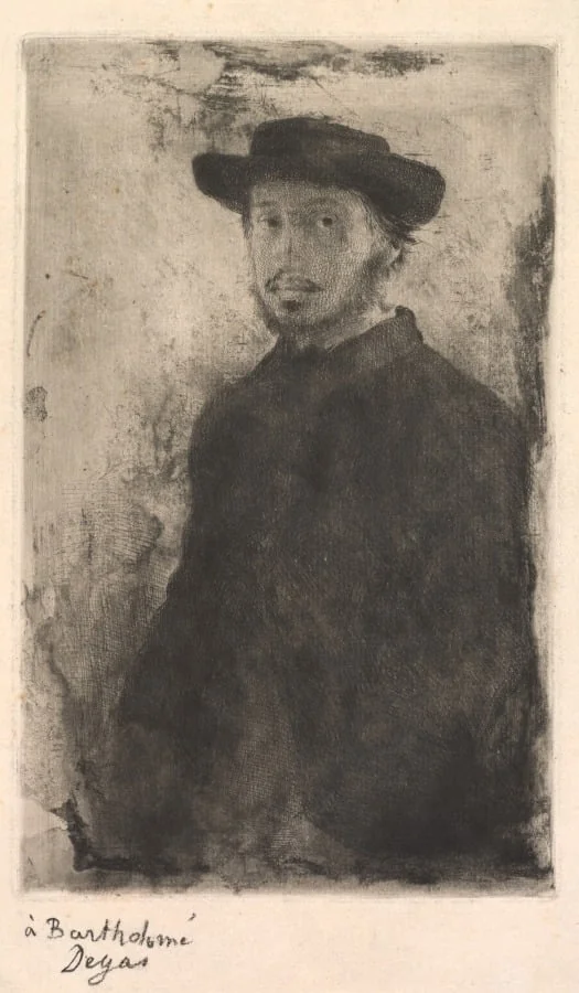 Self-Portrait, by Edgar Degas, 1857