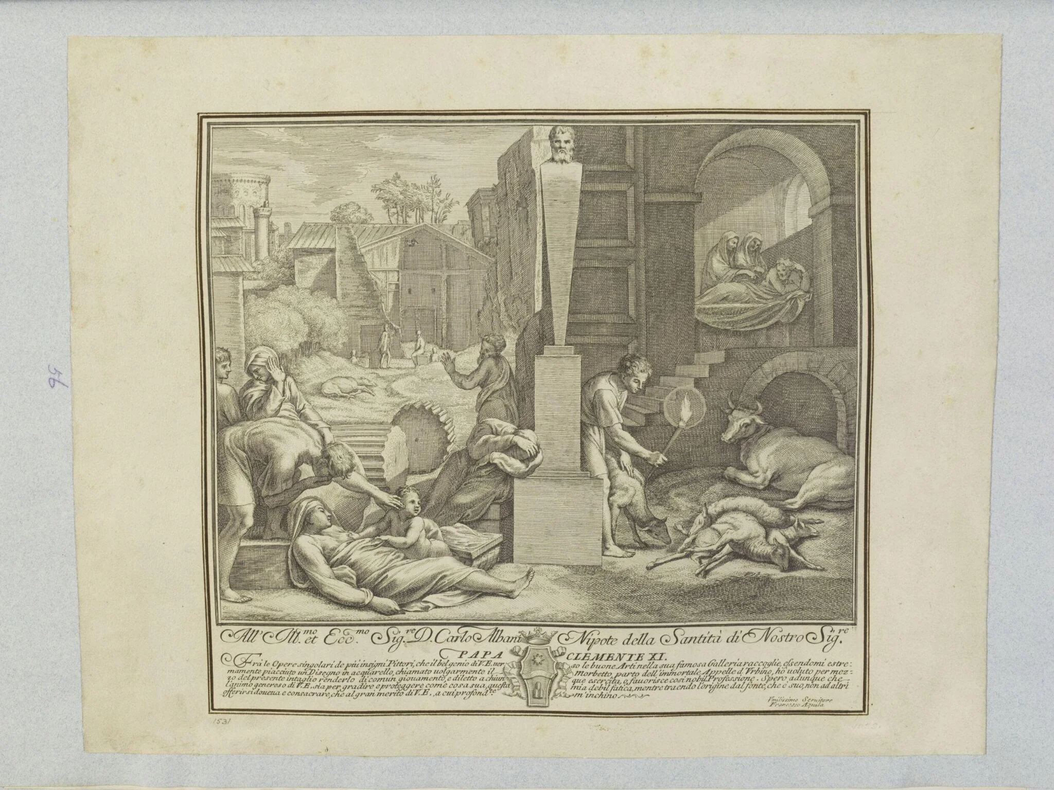 Untitled, by Francesco Faraone Aquila, 1750