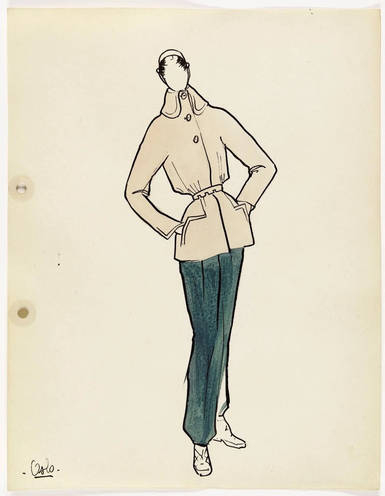 'Oslo', by Carven, 1949
