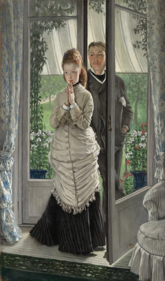 The Lovers, by James Tissot, unspecified, 1872