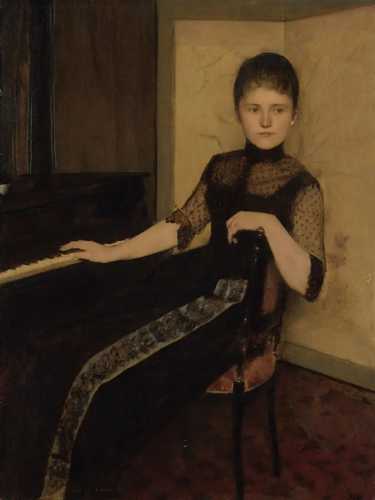 Portret van jonkvrouwe Maria Francisca Louisa Dommer van Poldersveldt (Ubbergen 1848 - 1925 ’s-Hertogenbosch)
