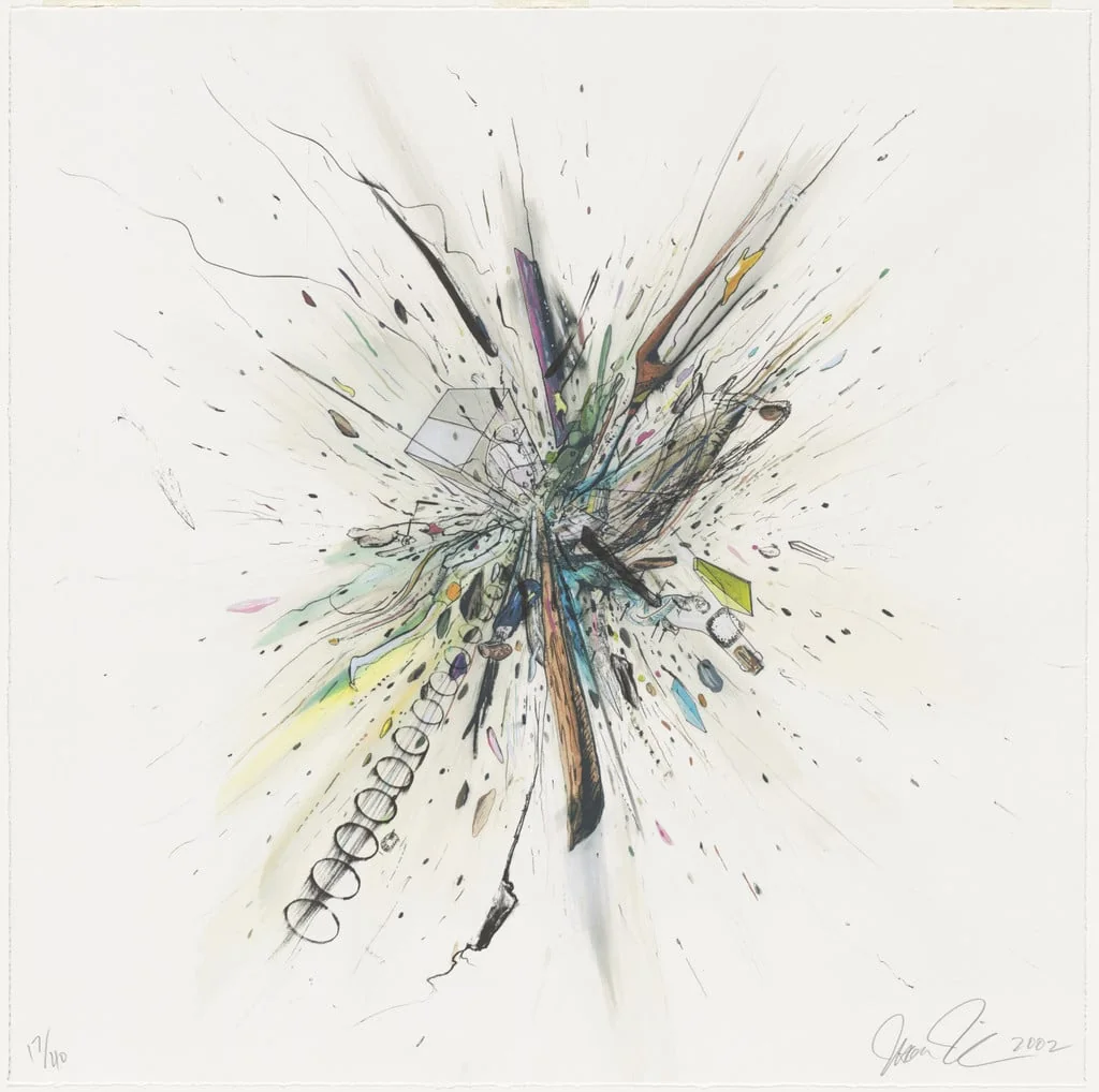 Untitled, by Jason Middlebrook, ink, 2002
