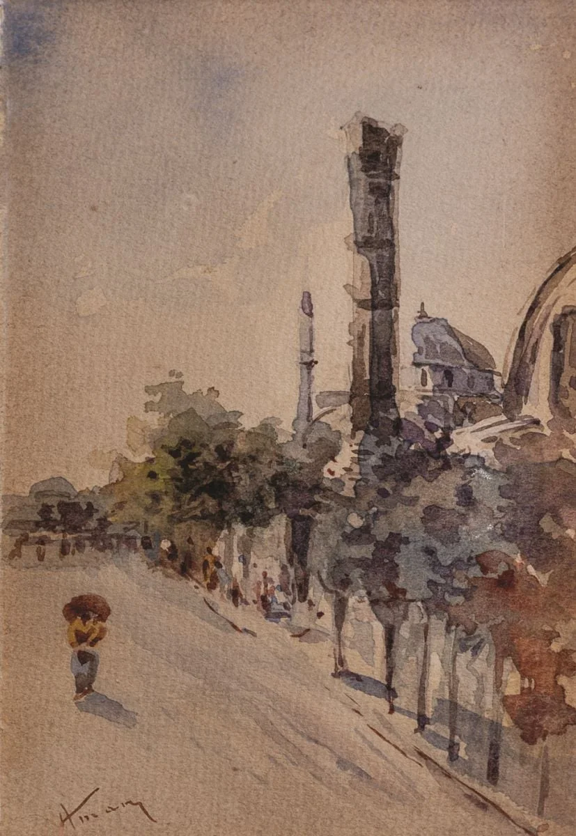 Stradă din Constantinopol, by Theodor Aman, unspecified, 1850